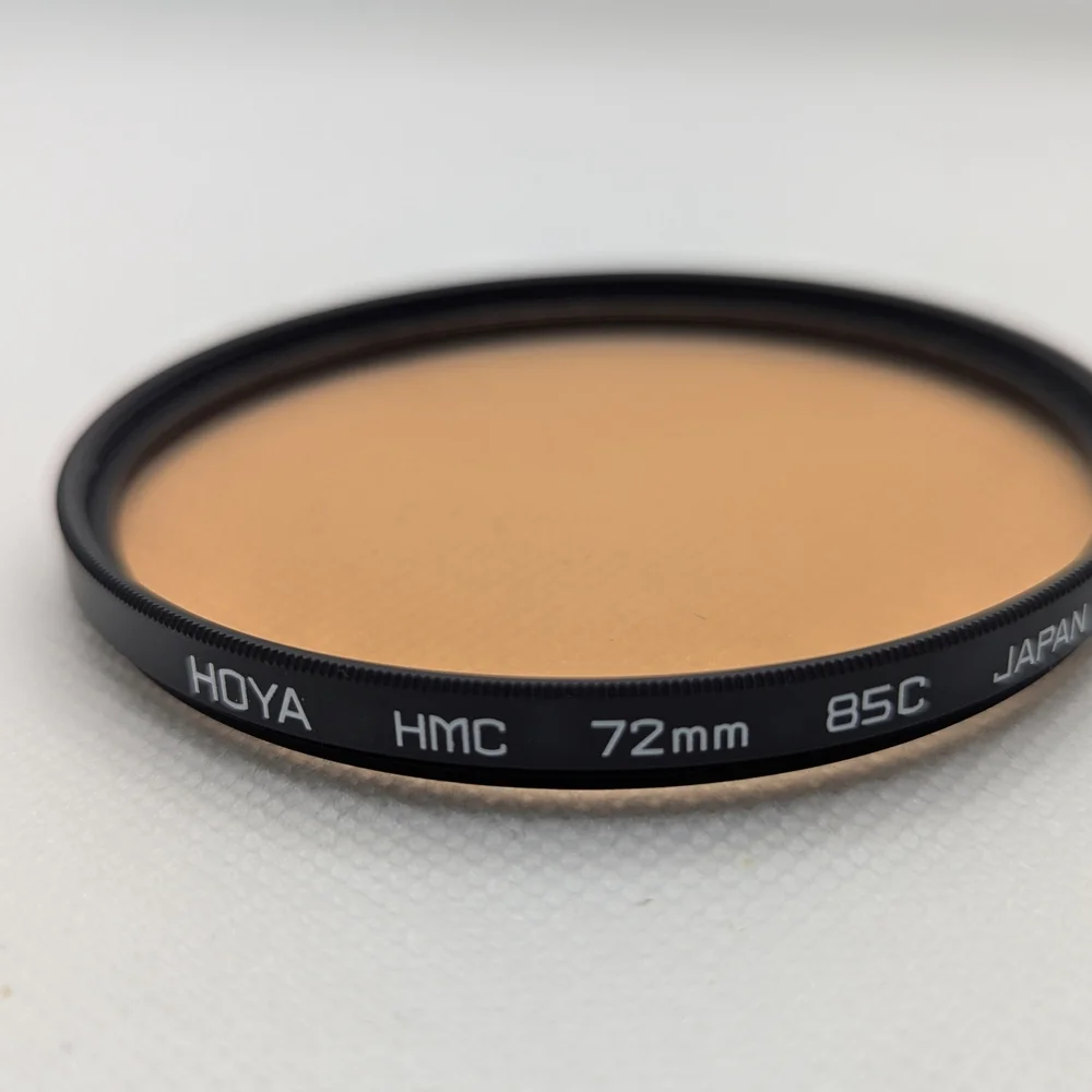 Camera Lens Filter Set - Blue, Tan, and Orange